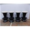 Image 1 : *(4) plastic (2-piece) bar stools - 27" tall