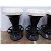 Image 2 : *(4) plastic (2-piece) bar stools - 27" tall