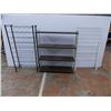 Image 1 : *(3) wire racks - wine rack + small shelf + clothes dryer