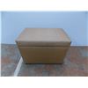 Image 1 : *Vintage Padded Ottoman - 25 x 17 - 18"tall