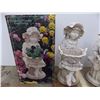 Image 2 : *(2) Garden Boy + Girl flower planter statues - 19" tall