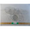 Image 1 : (3) Crystal glass bowls (2 footed ones)