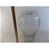 Image 2 : Large Glass Vase - 17" tall, 7" diameter opening