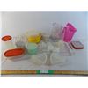 Image 1 : lot of tupperware, glass pitcher, glass baking pan