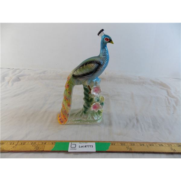 Peacock ornament - Japan hand painted