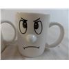 Image 3 : (3) face expressions coffee mugs