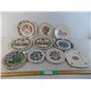 Image 1 : (10) souvenir plates