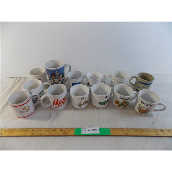 mix of kitchen cups + mugs