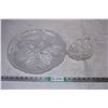 Image 1 : Glass serving dish&leaf bowl