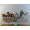 Image 1 : Collector Mug set of (4) + ceramic beer steins + misc glasses