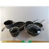 Image 1 : (6) Steel frying pans + pots (kirkland)