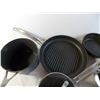 Image 5 : (6) Steel frying pans + pots (kirkland)