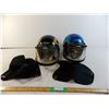 Image 1 : (2) Ski-Doo helmets - model 100 (size M + EL) - 1992