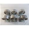 Image 2 : (6) Colson 4-5SER 5" solid steel castor wheels - heavy duty