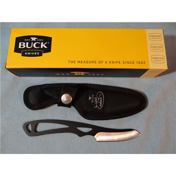 Buck hunting knife, 3" w/sheath, Rocky Mountain Elk Foundation