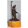 Image 1 : Lowery,  Vivian bronze sculpture, Bear Back Scratchin', 9" h x 4" w x 4" d