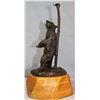 Image 3 : Lowery,  Vivian bronze sculpture, Bear Back Scratchin', 9" h x 4" w x 4" d