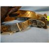 Image 2 : Crockett silver mtd spurs, show some rust and cowboy use, edge of band marked