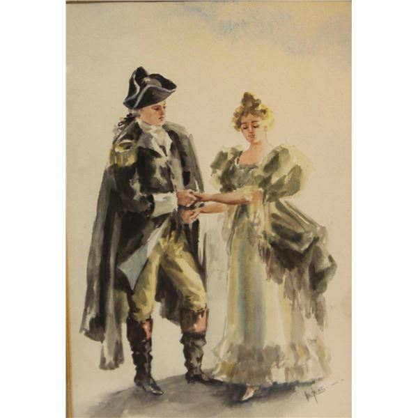 Scriver, Bob, original watercolor, 10" x 6", signed lower right