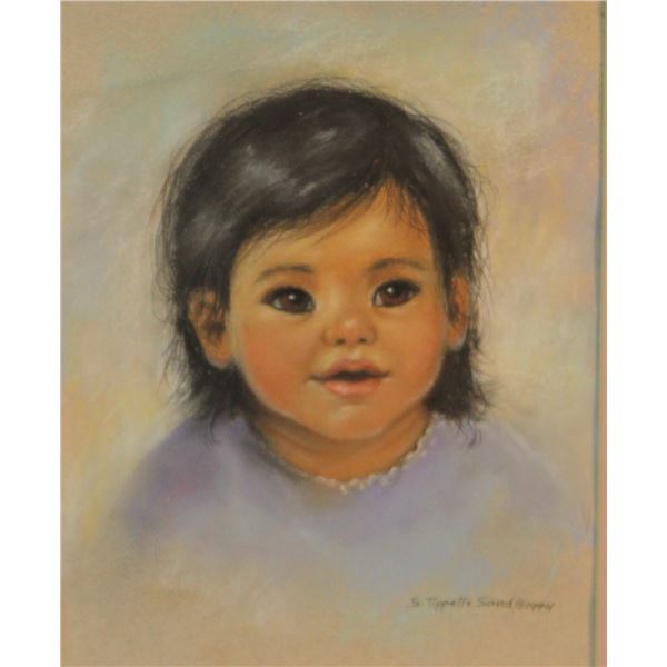 Sand, S. Tippetts, pastel, Sanchi, 9" x 8"