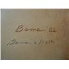 Image 3 : Bama, James, framed print, Mountain Man With Rifle, 12" x  21", 6/1250, 1982