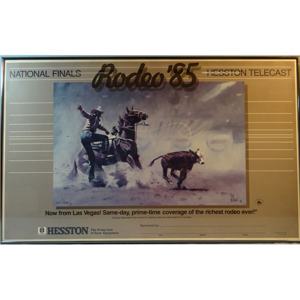 Fellows, Fred, 4 National Finals Rodeo posters, 1984, '85 , '88 & '89, 20" x 34" each