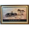 Image 1 : Fellows, Fred, signed print, Life In The Fast Lane, framed, 14" x 24", signed