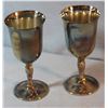 Image 1 : Pair of International Silver goblets