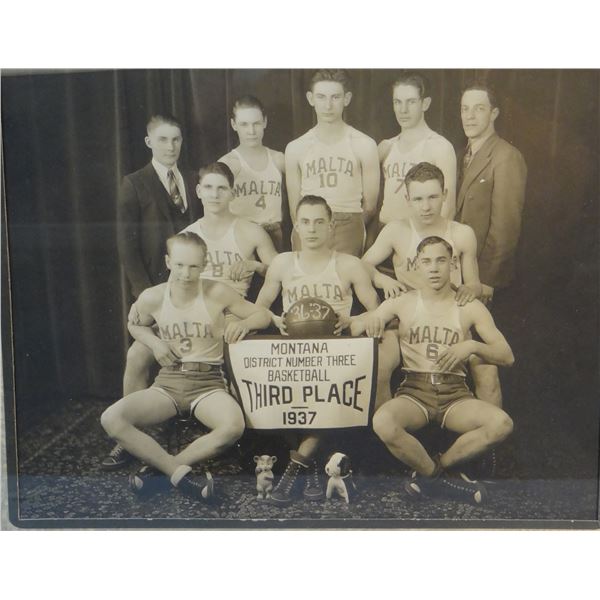 1934 Malta, MT basketball team photo