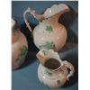 Image 5 : Taylor Knowles porcelain dresser set with provenance, wash pitcher, bowl, small pitcher, commode, co