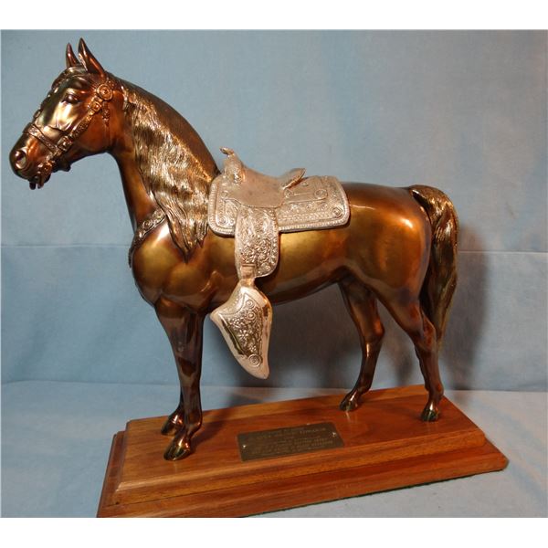 Large Gladys Brown bronze horse sculpture