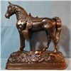 Image 2 : Spelter bronze horse, 12" x 14"