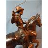 Image 2 : Spelter bronze ropin' cowboy, 9" x 14"