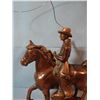 Image 4 : Spelter bronze ropin' cowboy, 9" x 14"