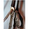 Image 3 : Fancy old bridle w/diamond studs w/iron bit