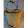 Image 2 : Spanish American War military canvas bucket. 10" h