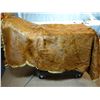 Image 1 : Antique cowhide lap robe, 56" x 68"