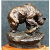Image 2 : Heikka, E. E. bronze sculpture, Early Spring- Bear, 1938, 6" x 5" x 4"