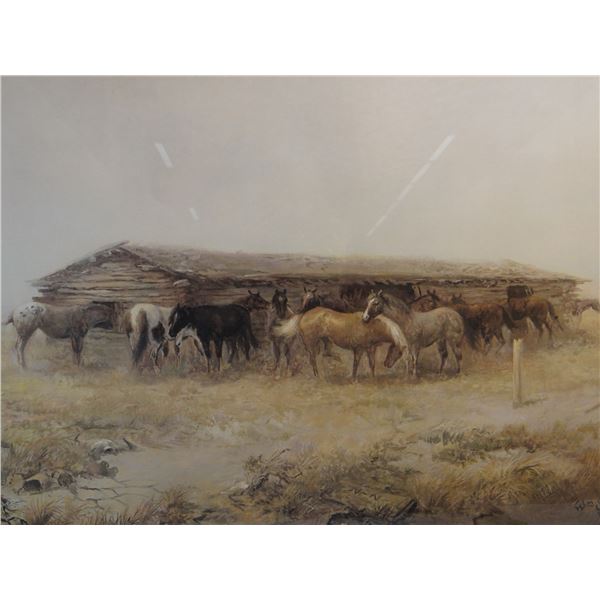 Standing, Wm. print, framed, Fly Time I, 1949, 18" x 30", edition of 500