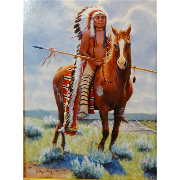 Gawne, John, oil on canvas, Fearless, 16" x 12"