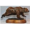 Image 1 : Ream, Don bronze sculpture, Grizzly On The Move, 8/15, 5" h x 10" long x 4" d