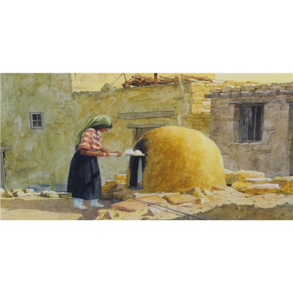 Hallback, David, watercolor, 7" x 18"