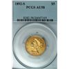 Image 1 : 1892 S $5 Coronet, PCGS AU58,