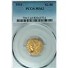Image 1 : 1913 $2.5 Indian Head, PCGS MS62