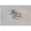 Image 3 : Russell, C. M., pen/ink drawing, Running Warrior,  4" x 6 3/4"