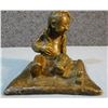 Image 1 : Powell, Ace bronze, Child with Peace Pipe, #37/100, 4" x 4" x 4"