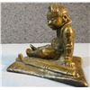 Image 2 : Powell, Ace bronze, Child with Peace Pipe, #37/100, 4" x 4" x 4"