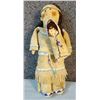 Image 1 : Indian doll w/papoose, 12" & Indian tomahawk