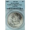 Image 1 : 1887 Morgan VAM12 Alligator Eye, PCGS MS63