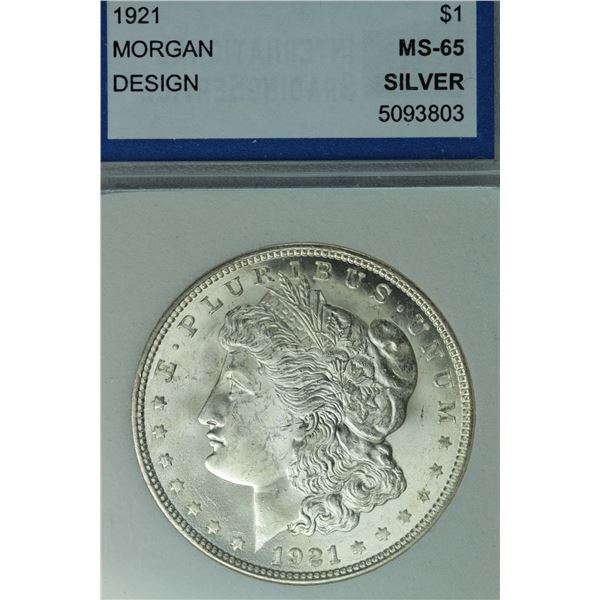 1921 Morgan, IGS MS65